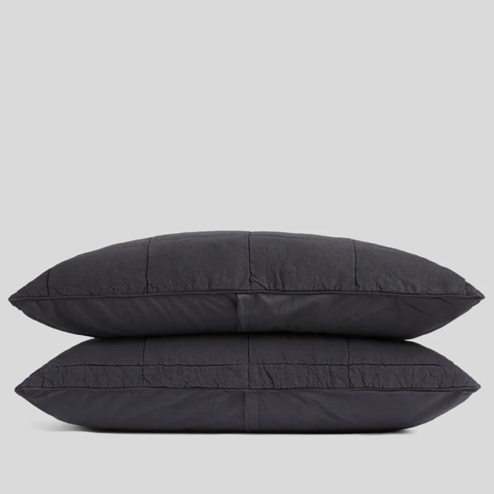 Parachute Home Linen Box Sham Set in Cole standard size NWT